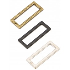 1½" Rectangle Ring - Flat, Set of Two